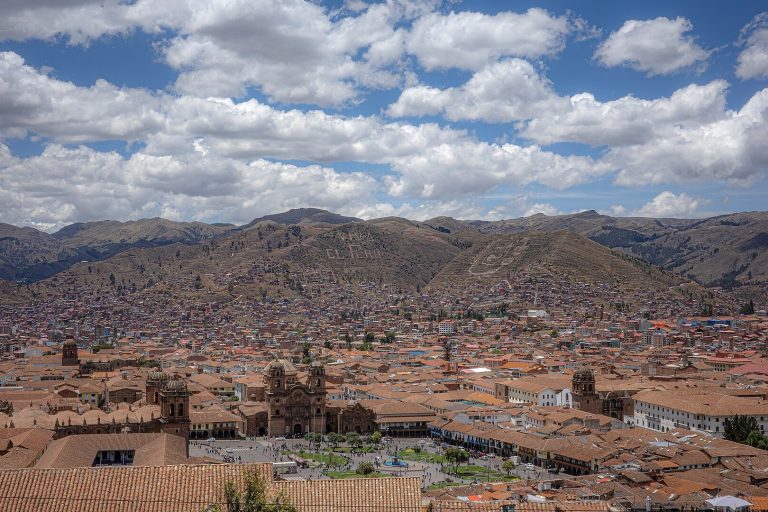 Vista panorámica de la ciudad del Cusco