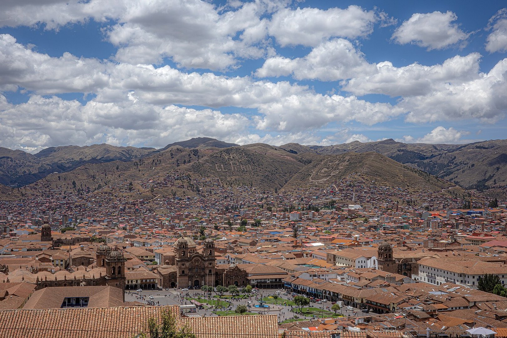 Vista panorámica de la ciudad del Cusco